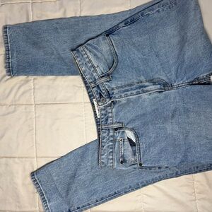 Abercrombie & Fitch Blue Ankle Jeans